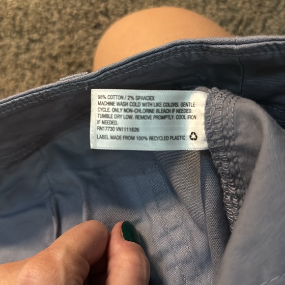 A New Day! 2 pair of shorts. Size 14 stretch. Blue/gray and dark navy blue! - Picture 10 of 10